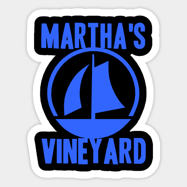 Martha's Vineyard Sticker by impacteesstreetwear